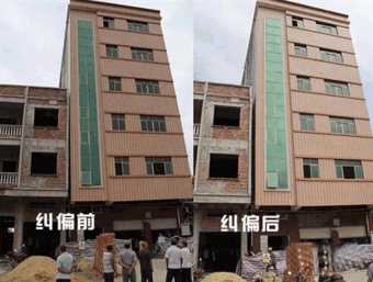 保定高碑店倾斜纠正