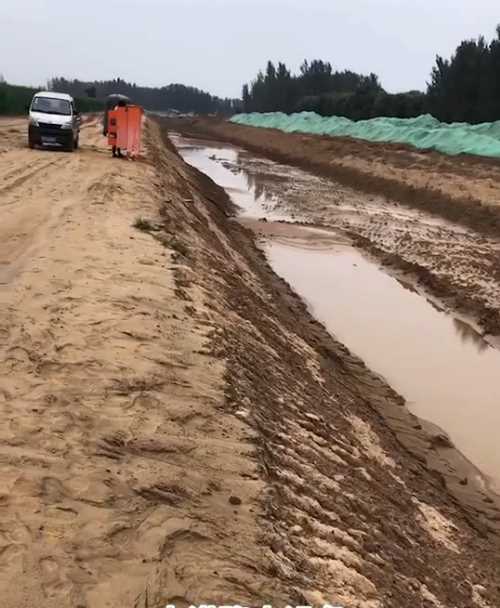 保定高碑店河道降水